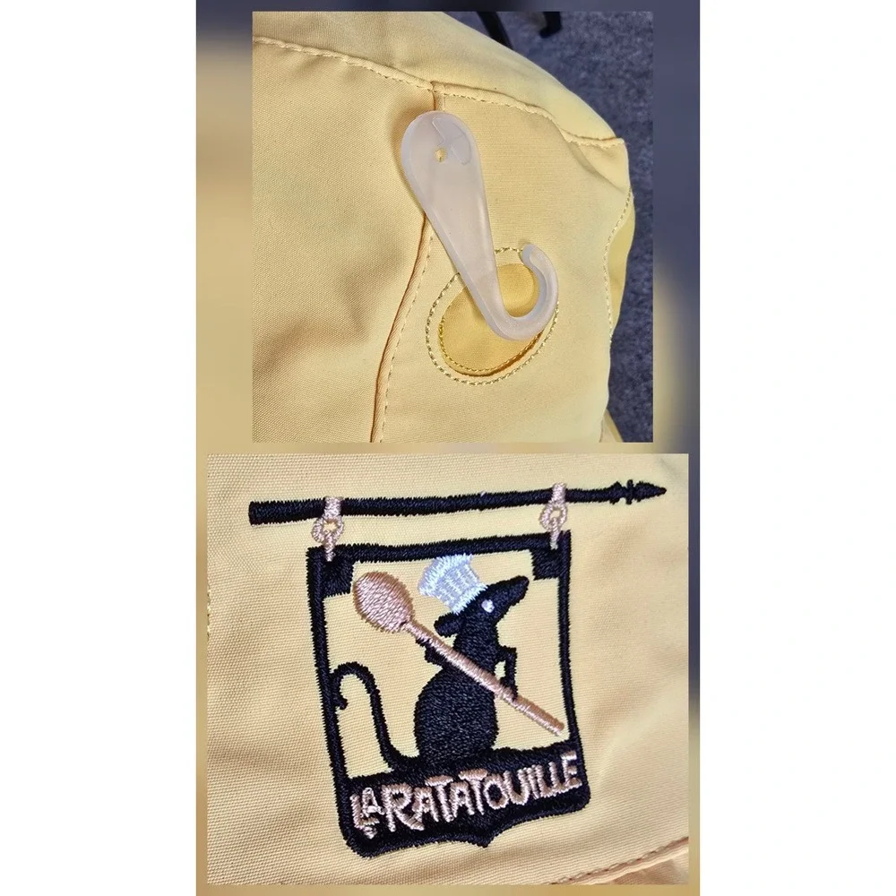NWOT Disney Parks Ratatouille Remy Cheese Bucket Hat yellow One Size collectible